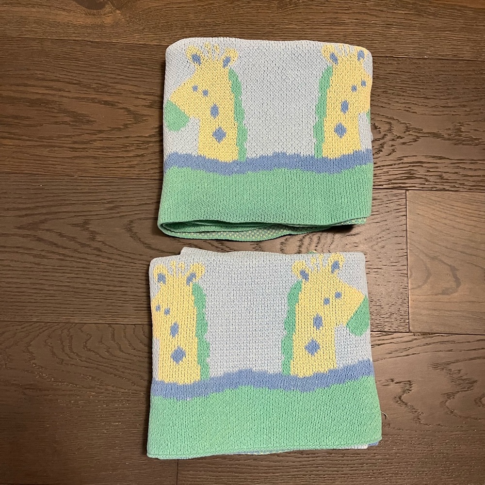 Fall/winter baby crib or stroller blankets brand new